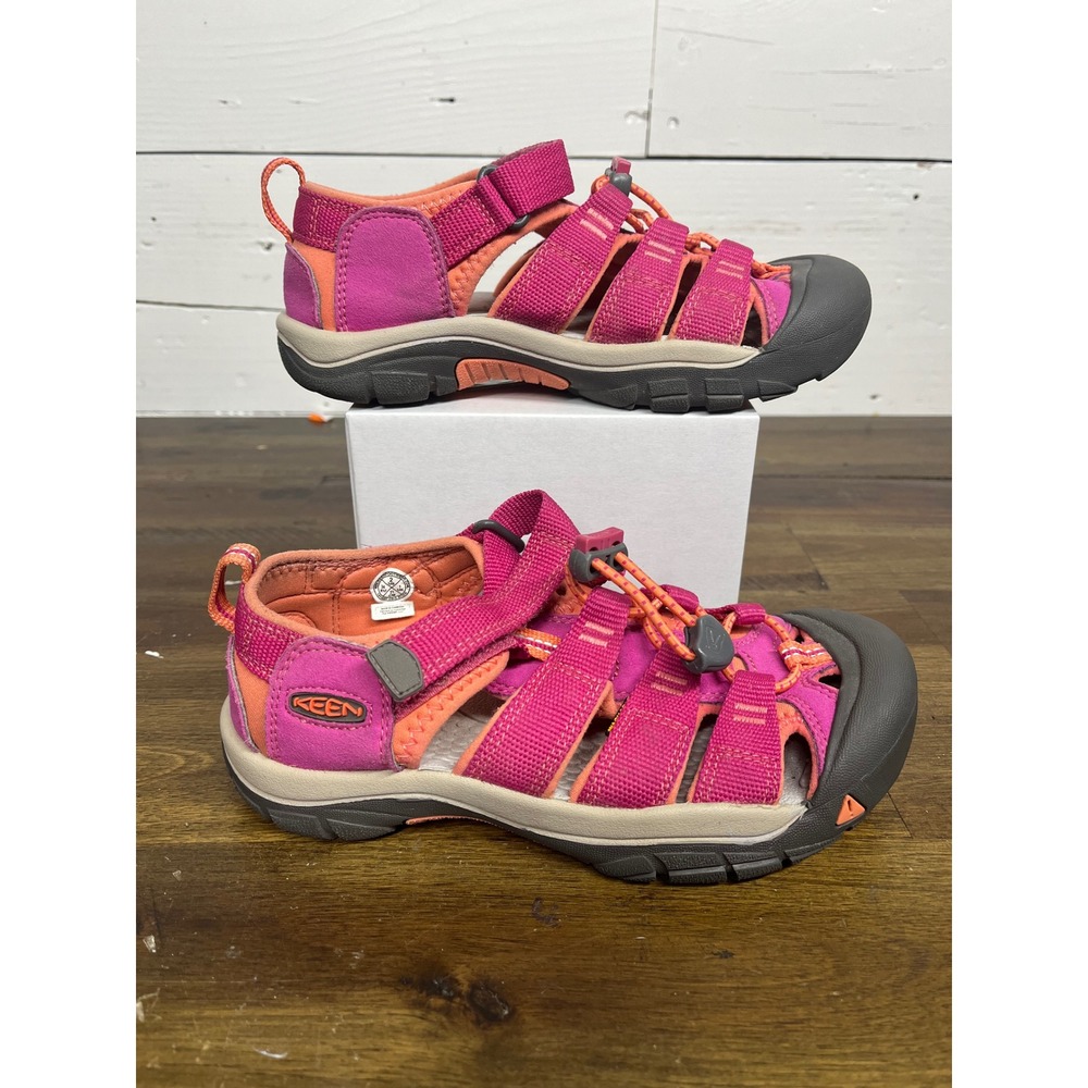 Keen Newport H2 Kids Water Sandals Pink Orange Size 2 1014267 Hiking Shoes